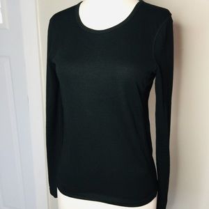 KOMBI woman’s layering top size large black